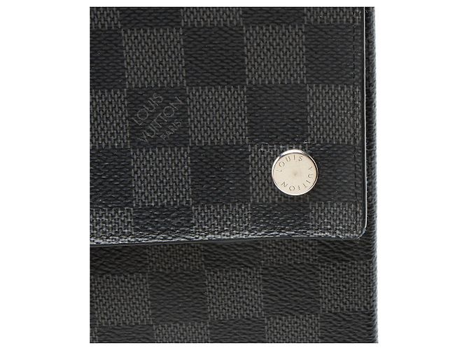 Louis Vuitton Damier Graphite Alpha Dreiteiliges Taschen-Set Schwarz - Ansicht 9