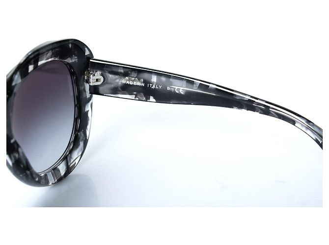 Chanel, lunettes de soleil surdimensionnées grises - vue 7