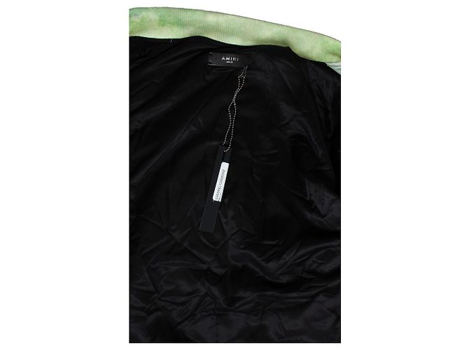 Amiri, Giacca bomber in seta acquerellata Multicolore - vista 7