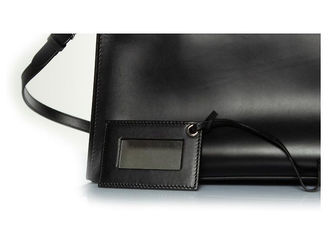Balenciaga, Borsa tote in marmo nero - vista 10