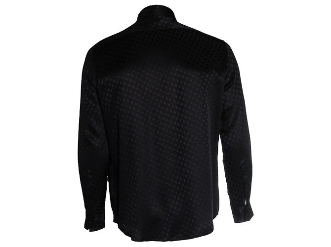 Céline Celine, Camicia di seta nera a pois Nero - vista 2