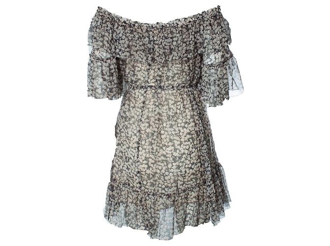 Zimmermann Prima Cherry Off-Shoulder Volantkleid Mehrfarben - Ansicht 3