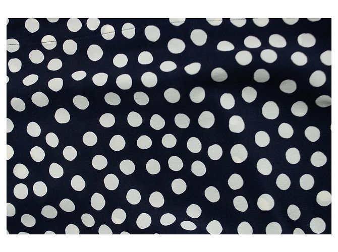 Camicia a pois blu e bianchi Saint Laurent Multicolore - vista 6