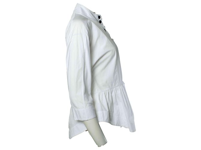 JW Anderson J.W. Anderson, Camicia in popeline bianco - vista 2