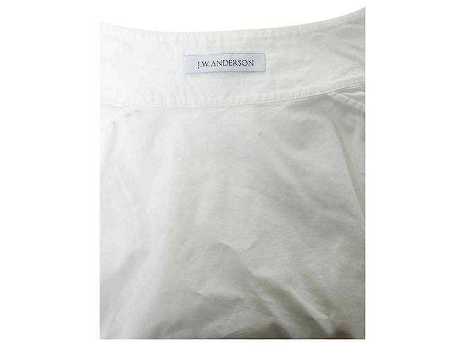 JW Anderson J.W. Anderson, Camicia in popeline bianco - vista 6