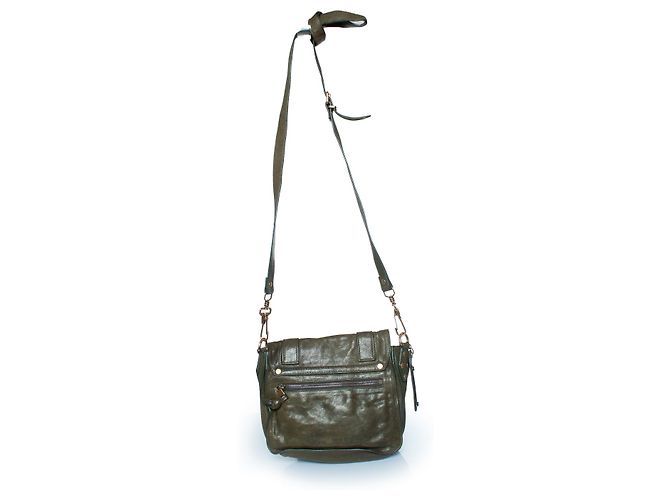 Proenza Schouler, mini borsa PS1 a nodo in verde - vista 3