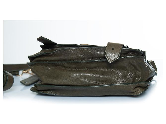Proenza Schouler, mini borsa PS1 a nodo in verde - vista 8