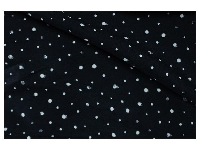 Camicia a pois Saint Laurent con pennellate 2019 Nero - vista 5
