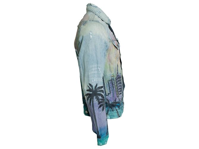 Amiri, Metropolitan Hollywood Jeansjacke Mehrfarben - Ansicht 3