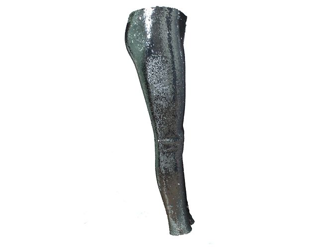 Isabel Marant, legging métallique pailleté Argenté Métallisé - vue 3