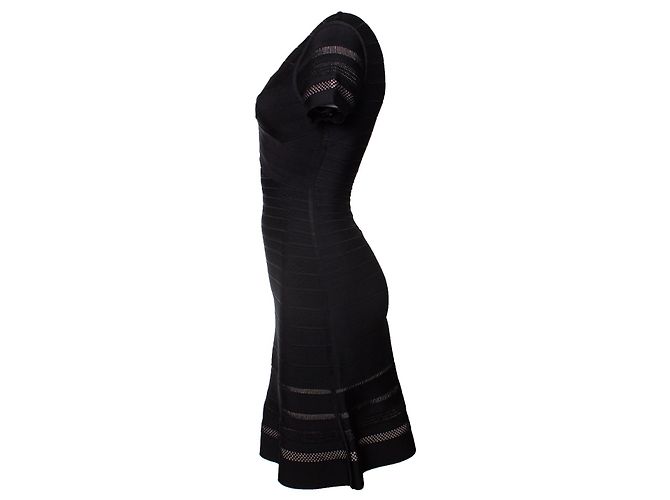 Herve Leger, vestido Viviana en negro - vista 2
