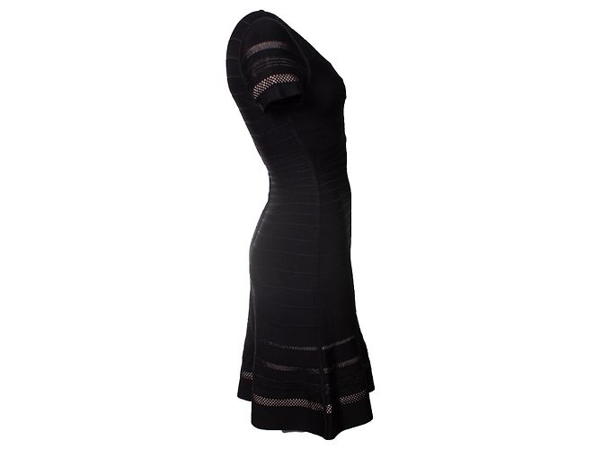 Herve Leger, vestido Viviana en negro - vista 4