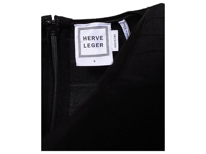 Herve Leger, vestido Viviana en negro - vista 8