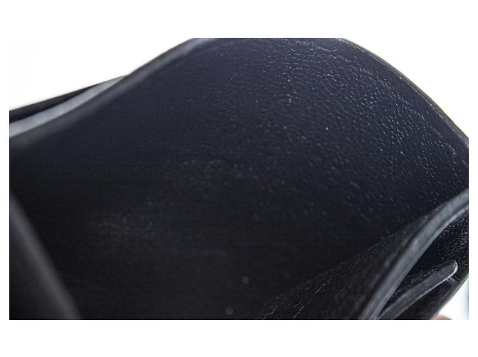 Alexander McQueen, black leather card holder - view 4