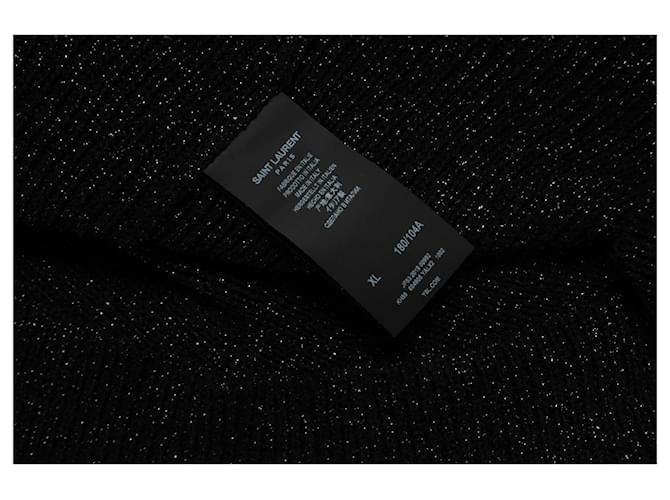 Schwarzer Lurex-Pullover von Saint Laurent, 2019 - Ansicht 5