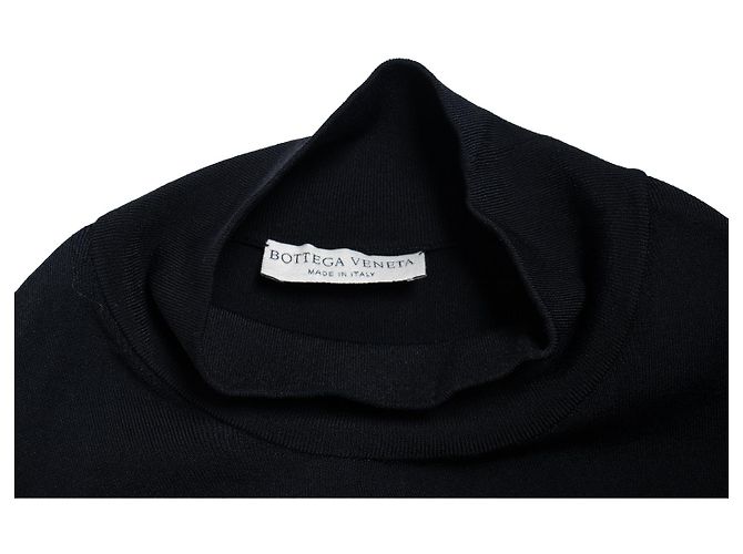 Bottega Veneta, schwarzer Stretch-Rollkragen - Ansicht 5