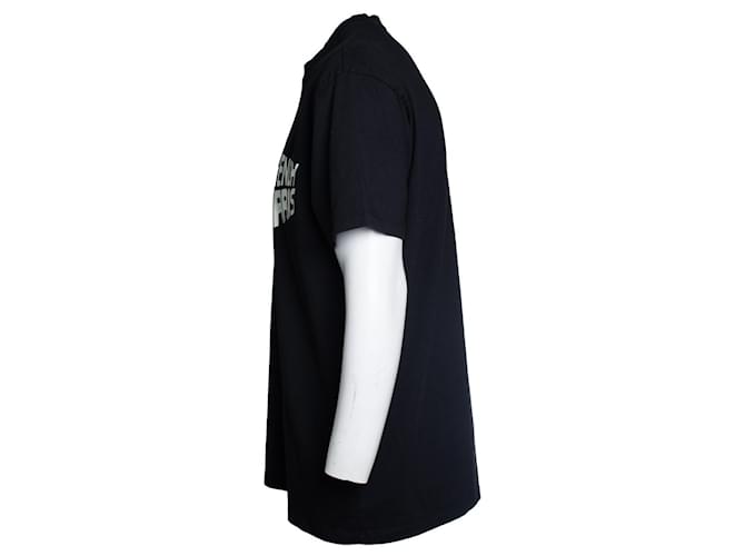Givenchy, Givenchy Paris printed tshirt in black - view 4