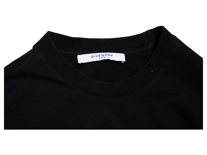 Givenchy, Givenchy Paris printed tshirt in black - view 5