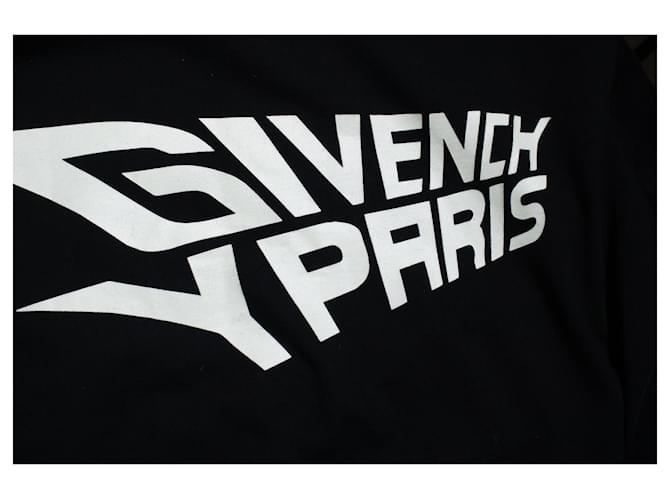 Givenchy, Givenchy Paris printed tshirt in black - view 6