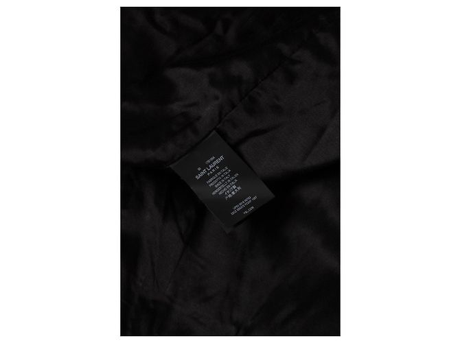 Giacca trucker western Hedi Slimane 2018 di Saint Laurent Nero - vista 5