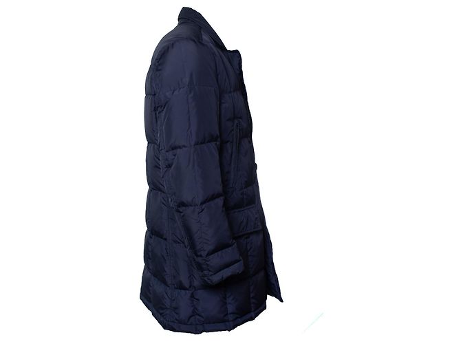 Fay, blauer gesteppter Mantel - Ansicht 3