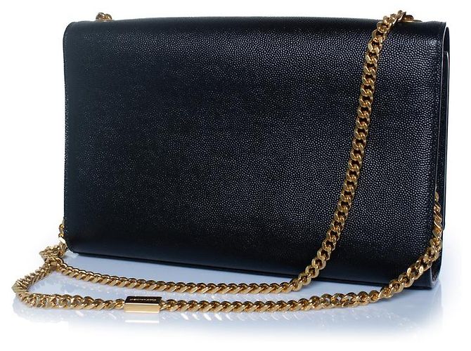 Borsa a spalla Medium Kate nera di Saint Laurent Nero - vista 2