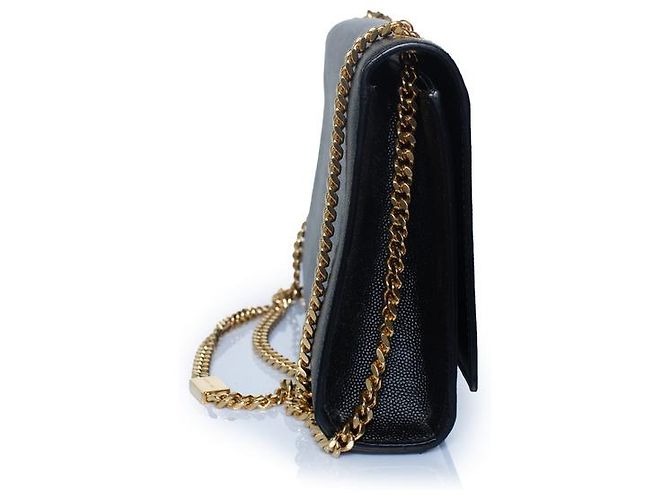 Borsa a spalla Medium Kate nera di Saint Laurent Nero - vista 5
