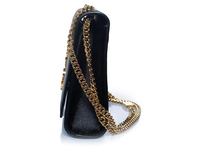 Borsa a spalla Medium Kate nera di Saint Laurent Nero - vista 6