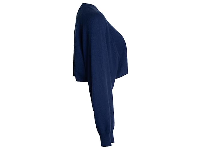 Autre Marque Loulou studio, verkürzter Kaschmirpullover Blau - Ansicht 2