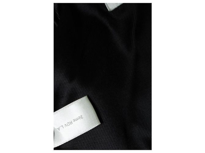 Saint Laurent, biker in pelle nera FW14 Nero - vista 9