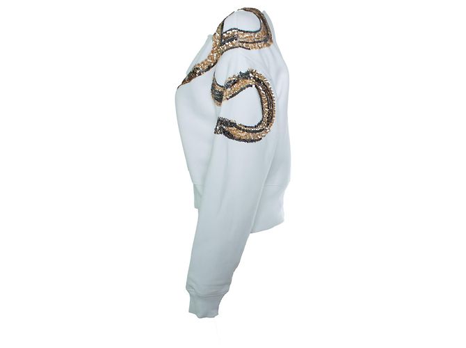 Autre Marque All Saints, suéter blanco con adornos - vista 2