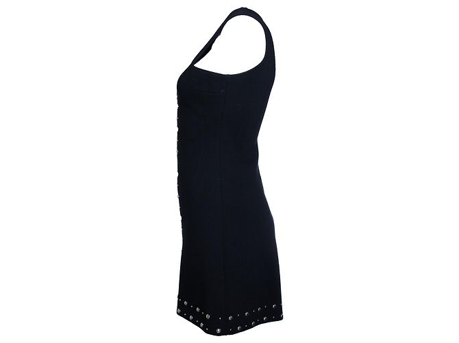 Vestido mini sem mangas com studs Saint Laurent Multicor - vista 4
