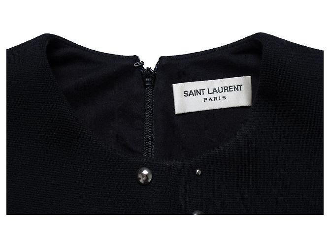 Vestido mini sem mangas com studs Saint Laurent Multicor - vista 5
