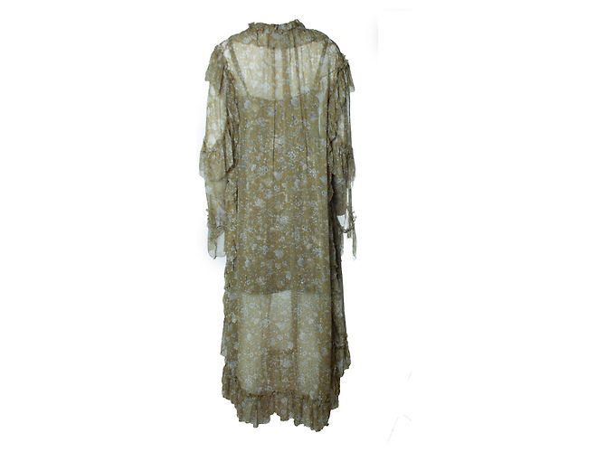 Vestido maxi estampado floral verde Riffle de Zimmermann - vista 3