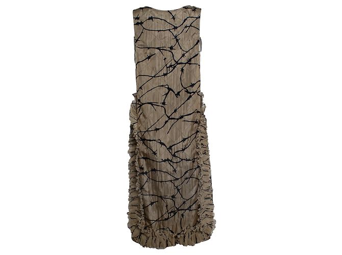 Ärmelloses und gesteppte Kleid von Dries van Noten Mehrfarben - Ansicht 3