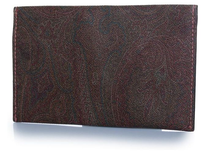 Etro, clutch in pelle con stampa paisley Multicolore - vista 2
