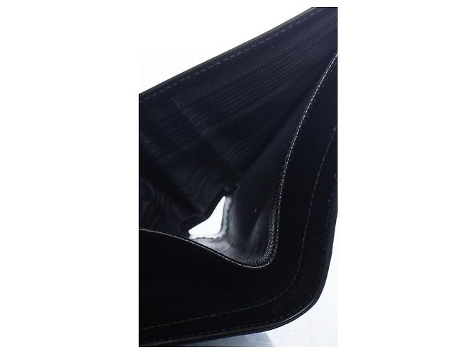 Saint Laurent, grained leather wallet Black - view 6