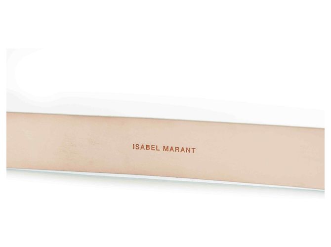 Ceinture Lecce en imprimé serpent clair d'Isabel Marant - vue 3