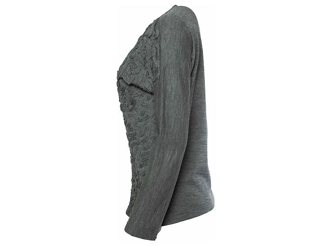 Comme Des Garcons Comme des Garçons, Grauer Strickcardigan - Ansicht 2