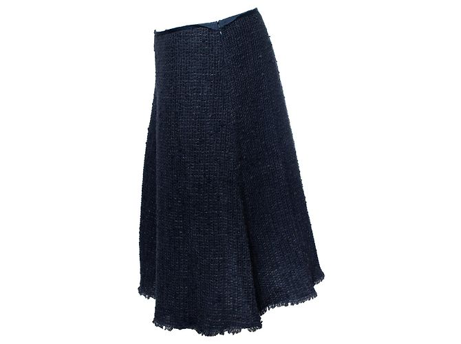 Falda de punto Prada en azul - vista 3