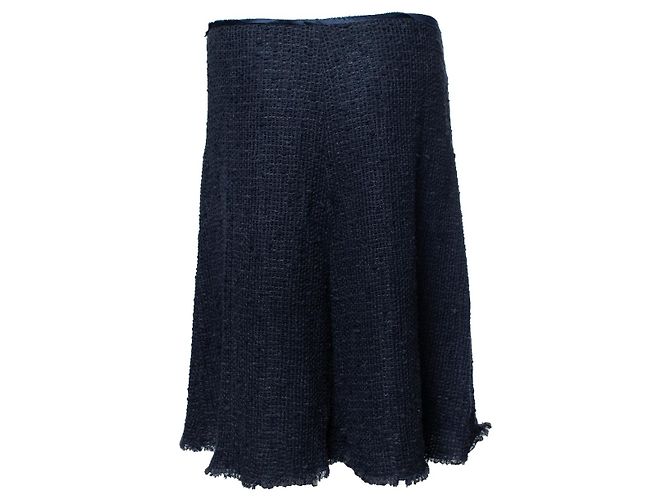 Falda de punto Prada en azul - vista 4