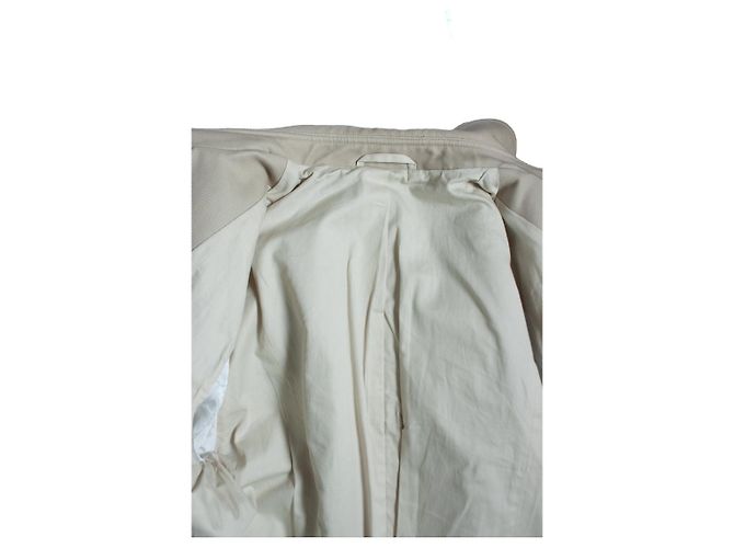 Balmain, Trench coat militar de algodón beige Castaño - vista 6