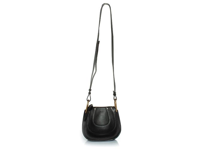 Chloé, Mini borsa hobo Hayley in nero - vista 2