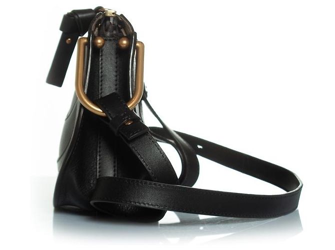 Chloé, Mini borsa hobo Hayley in nero - vista 7