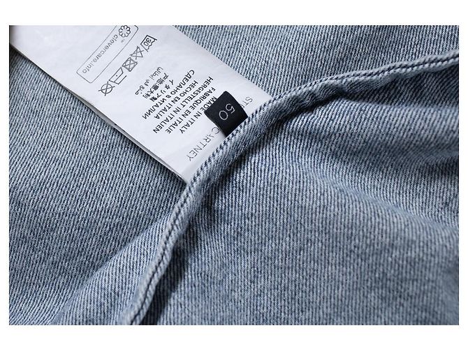 Stella Mc Cartney Camicia in denim Stella McCartney Nero - vista 5