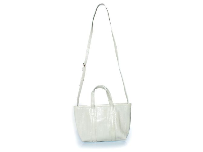 Balenciaga, piccola borsa shopper est-ovest Bianco - vista 2