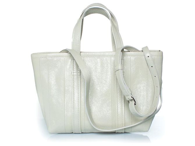 Balenciaga, piccola borsa shopper est-ovest Bianco - vista 4