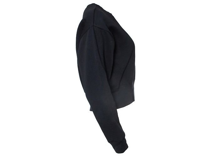 Autre Marque All Saints, Schwarzer Rundhals-Pullover mit Verzierungen - Ansicht 4