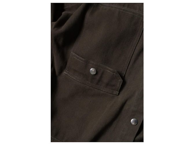 Camicia overshirt verde Strobe FW22 di Rick Owens - vista 5
