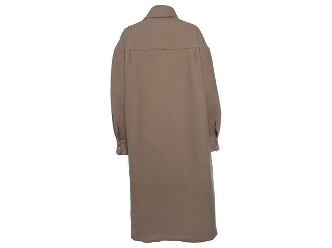 IRO, Langer Wollmantel Ideta in Camel Gelb Kamel - Ansicht 3